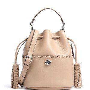 Lora Bucket Bag With Whipstitch Detail